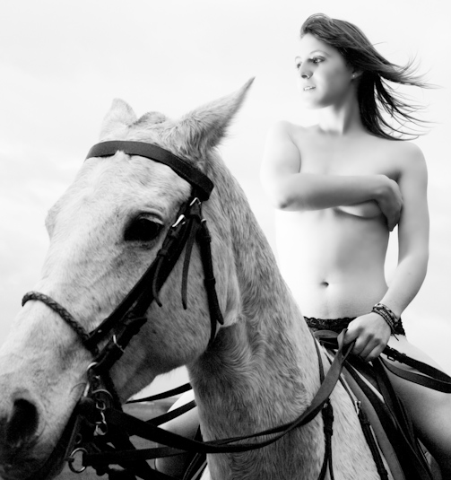 Eloise on horse