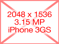 iPhone 3GS resolution comparison 3MP iPhone 3GS resolution comparison 3MP