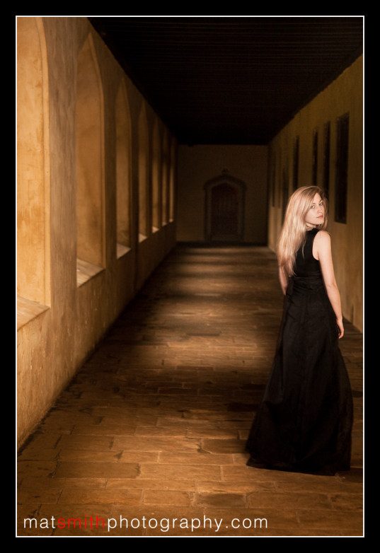 Mat Smith Photography - Ceri at Magdalen in the cloisters