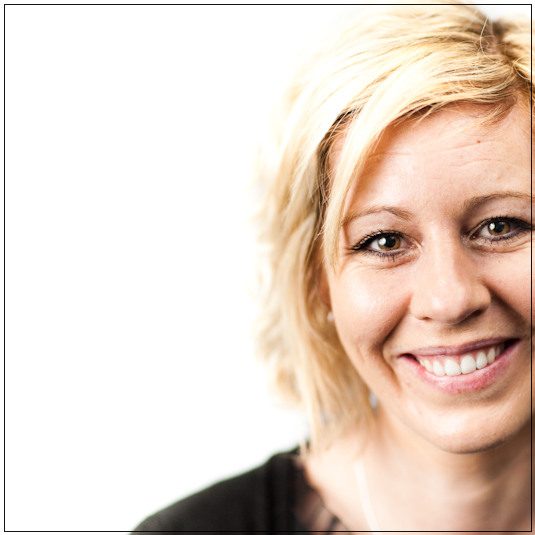 Businesswoman, corporate headshot in the office, London