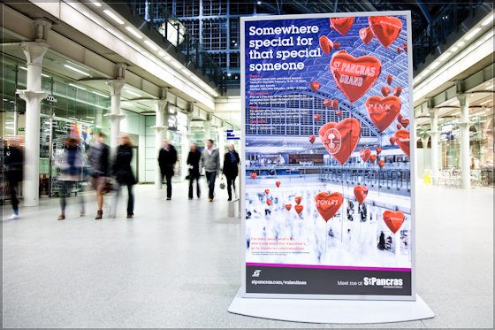 St pancras poster