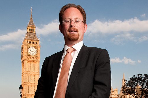 Portrait of Julian Huppert MP, Westminster - Mat Smith Photography