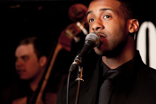 Shakka Philip of Sector7, portrait by Mat Smith Photography at the launch gig, 606 Club, Chelsea