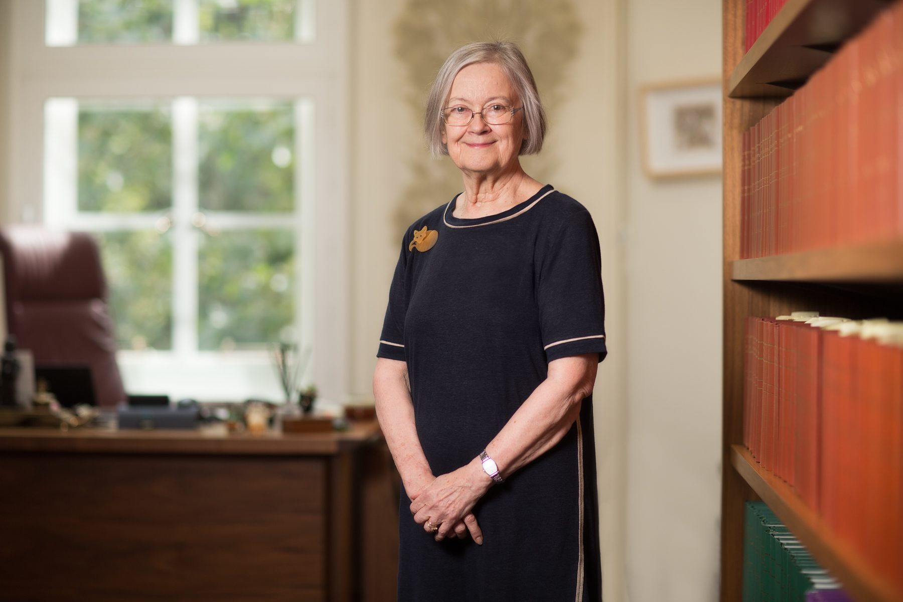 Lady Hale in her private chambers, portrait by Mat Smith Photography, 2016