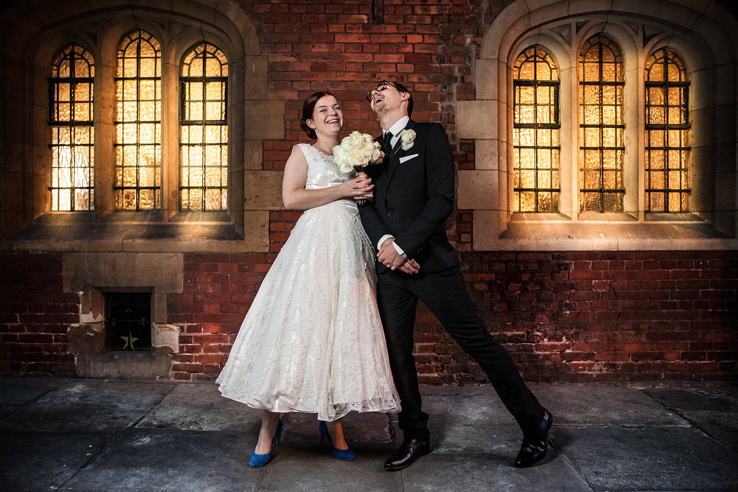 Dancing in the Street: Wedding photos outside St John's, City of London