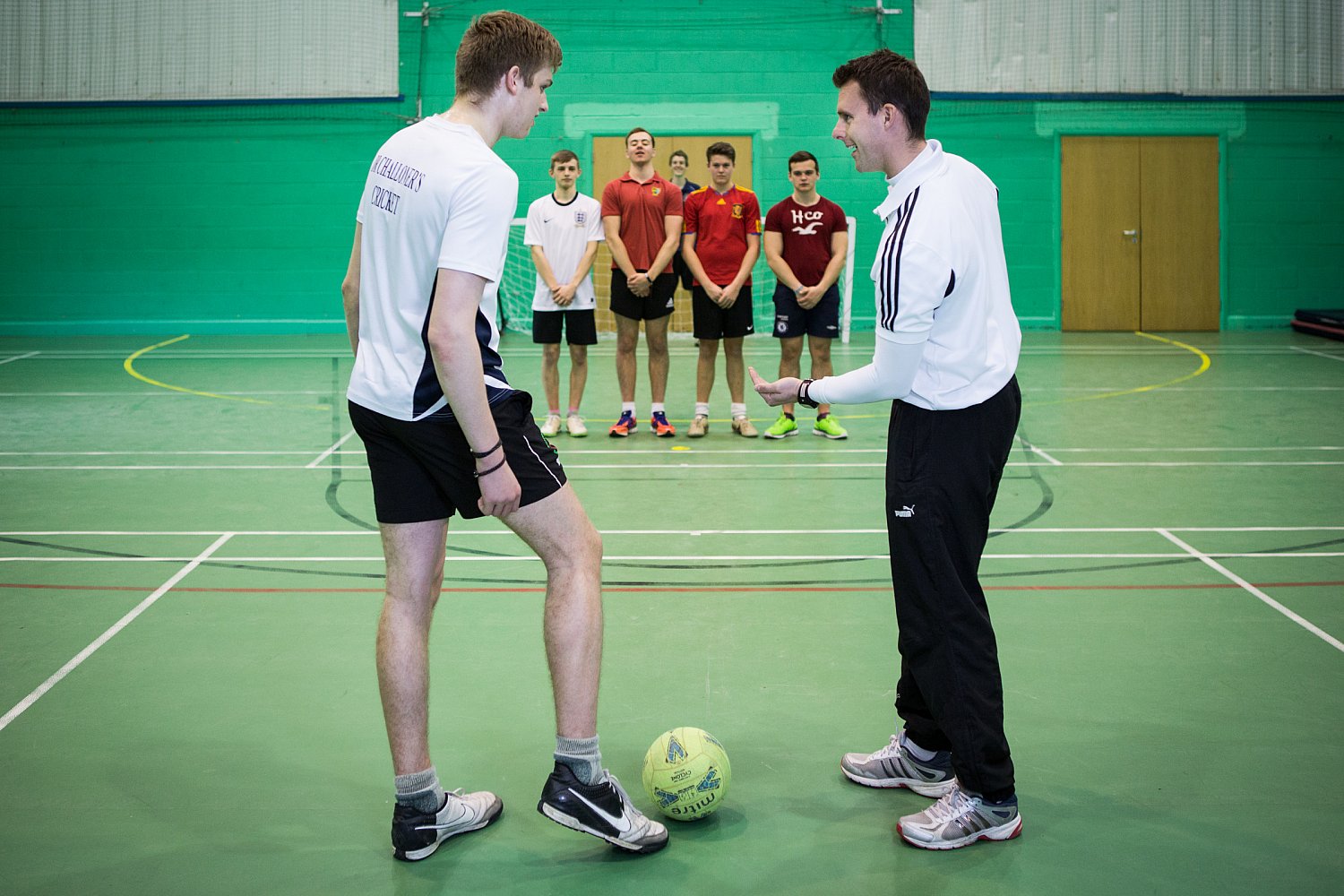 School football training
